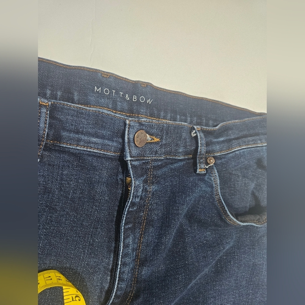 Mott & Bow- Women's 40X32 Dark Blue Flare Jeans Straw_Woos_Stan - Picture 7 of 10